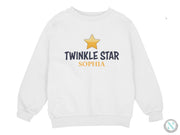 a white sweatshirt with the words twinkle star on it