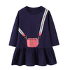 SkipStars Pink sling Bag , Preppy Dress ,Blue