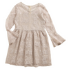 SkipStars Dazling Silver Lace Girls Dress