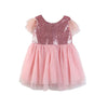 GORGEOUS DAZZLING SEQUIN PINK DRESS FOR LITTLE PRINCESS - SkipStars