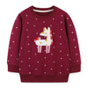 SkipStars Fancy Unicorn Sweat Shirt ,Wine