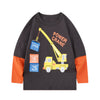 SkipStars Boys Long Sleeve Graphic Top