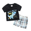 SHORT SLEEVE T-REX PRINTED GRAPHIC TEE AND SHORTS - SkipStars