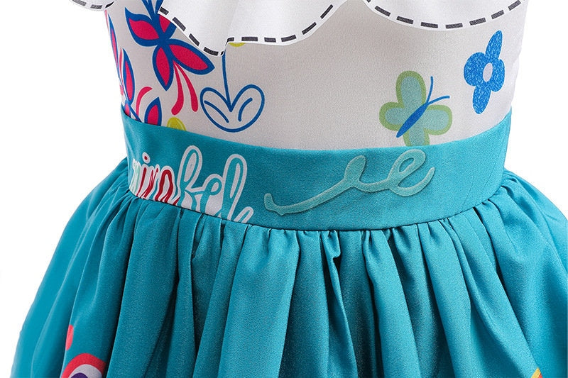 Mirabel Madrigal Encanto inspiré robe pour les filles – SkipStars